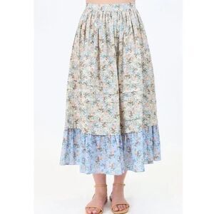 New Hunter Bell Cabana Skirt Ditsy Floral 10 $395